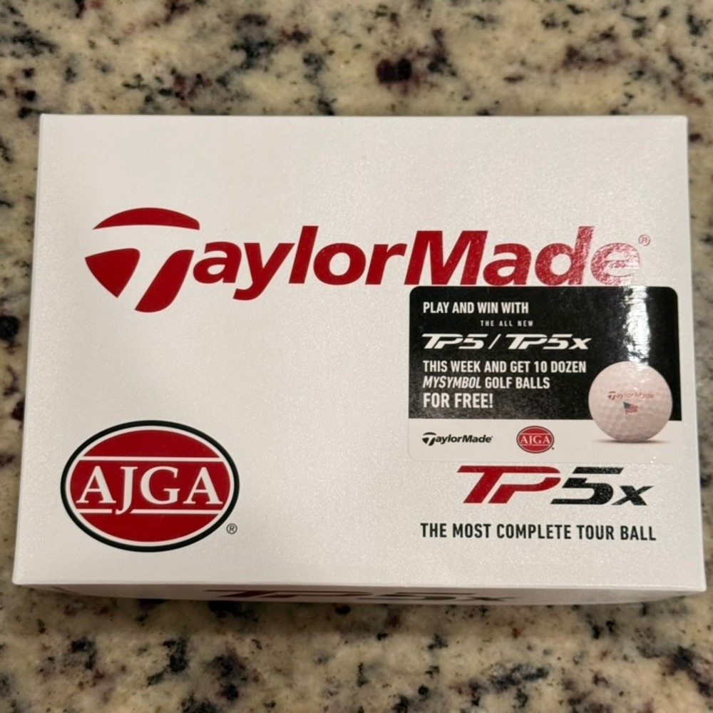 TaylorMade TP5x Golf Balls 1 Dozen White 5-Layer Tour Ball New
